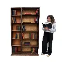Bibliothèque + livres - 190cm