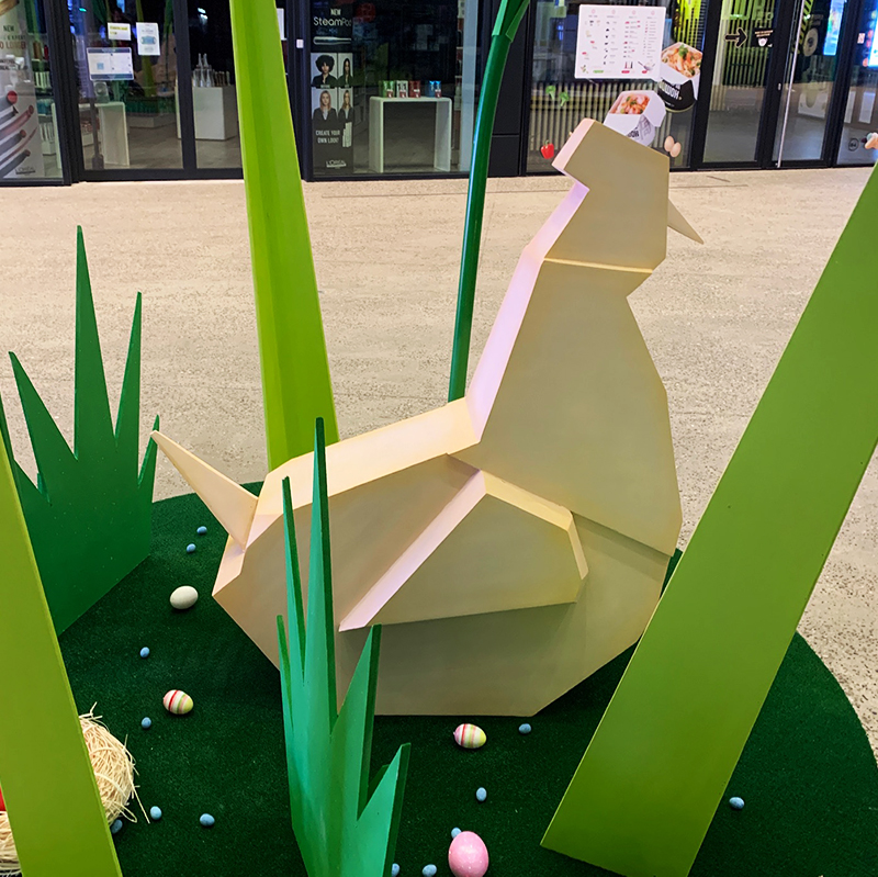 Poule Origami - 120cm