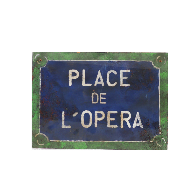 Panneau "Place de l'Opéra" - 41cm