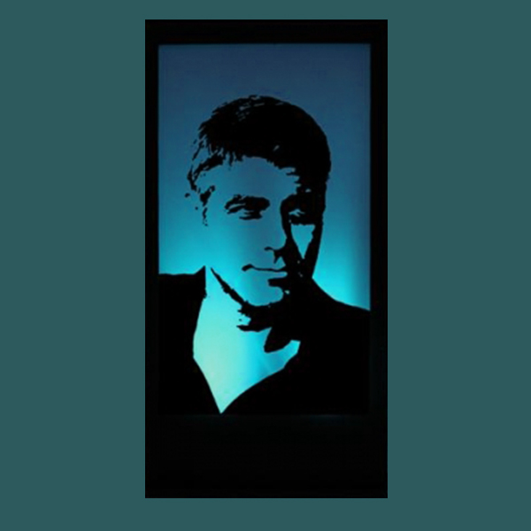 Panneau lumineux George Clooney - 200cm