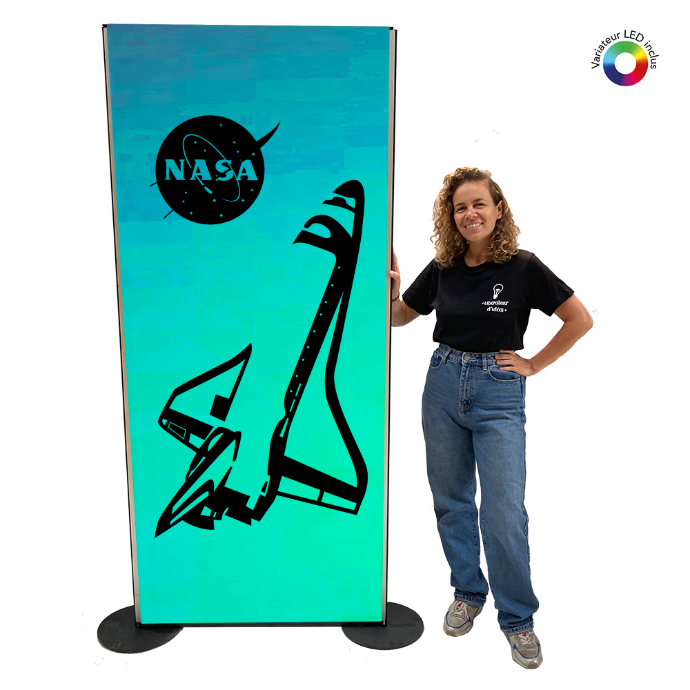 Panneau lumineux NASA - 200cm