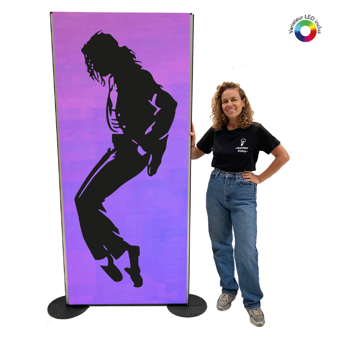 Panneau lumineux Michael Jackson - 200cm