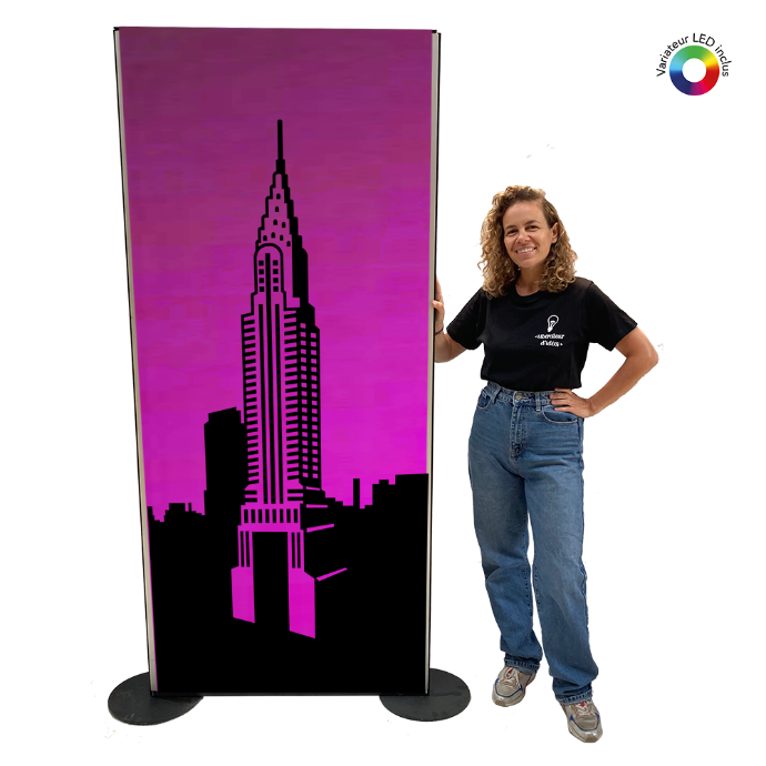 Panneau lumineux Empire State Building - 200cm