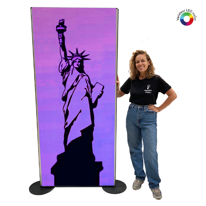 Panneau lumineux Statue de la Liberté - 200cm