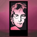 [locmus8] Panneau lumineux John Lennon - 200cm