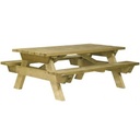 [locmob13] Table pique-nique bois - 150cm