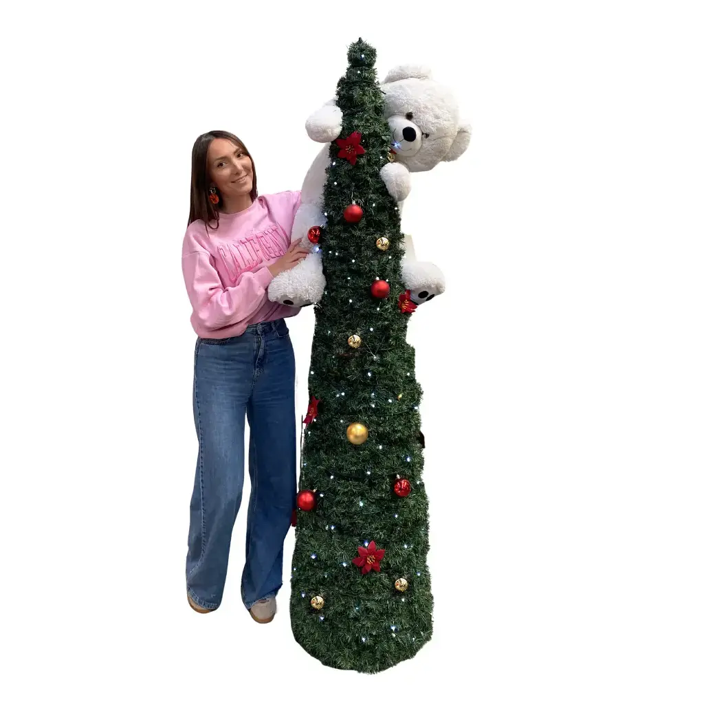 Sapin conique décoré - 200cm