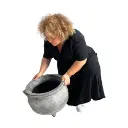 Chaudron gris - 35cm