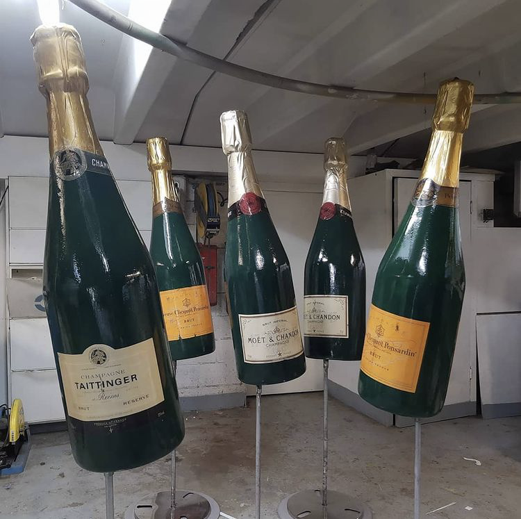 Bouteille de Champagne - 200cm