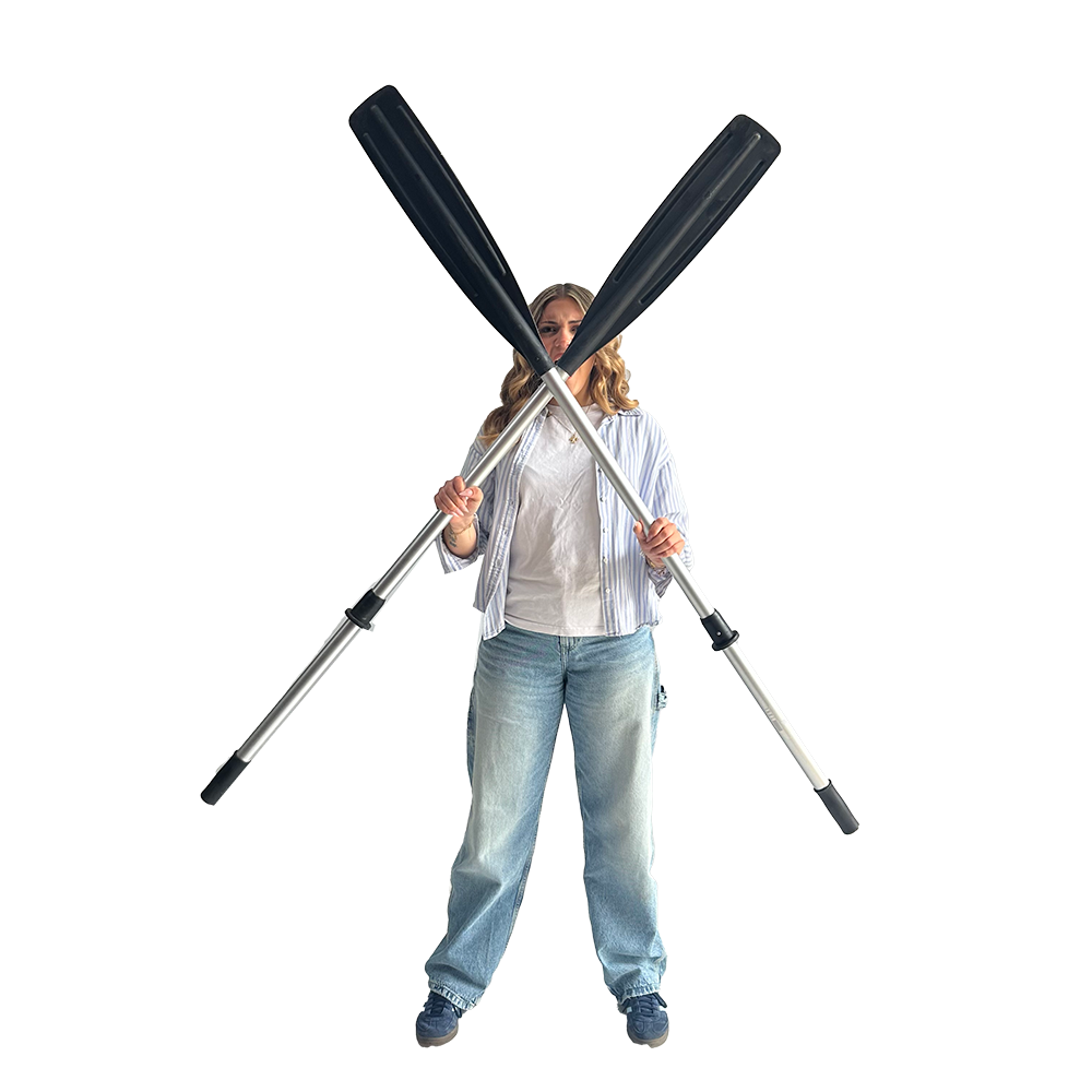 Lot de 2 pagaies d'aviron - 180cm