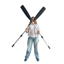 Lot de 2 pagaies d'aviron - 180cm