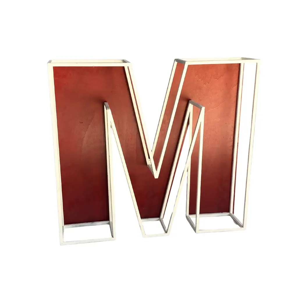 Lettre "M" - 90cm