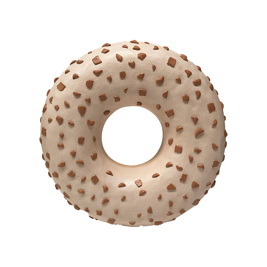Donut chocolat blanc noisettes - 70cm
