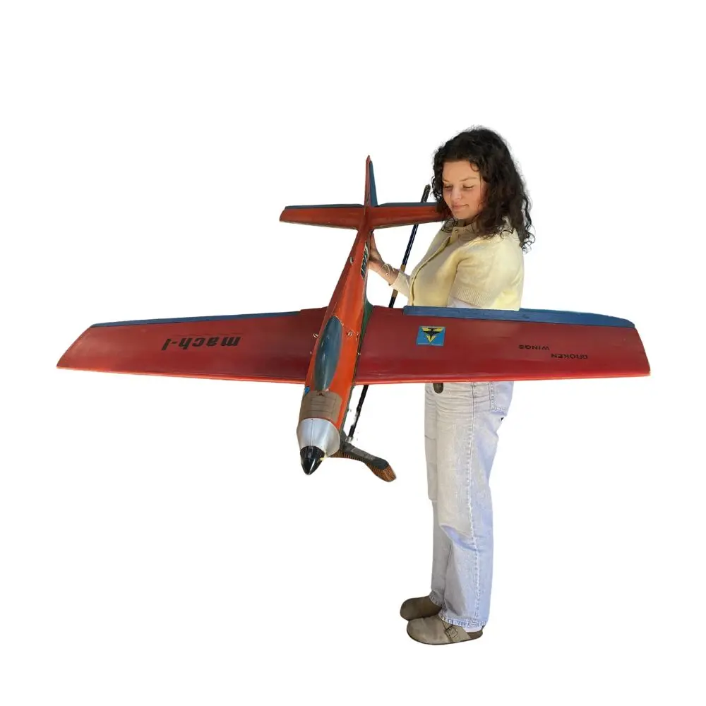 Avion rouge - 138cm