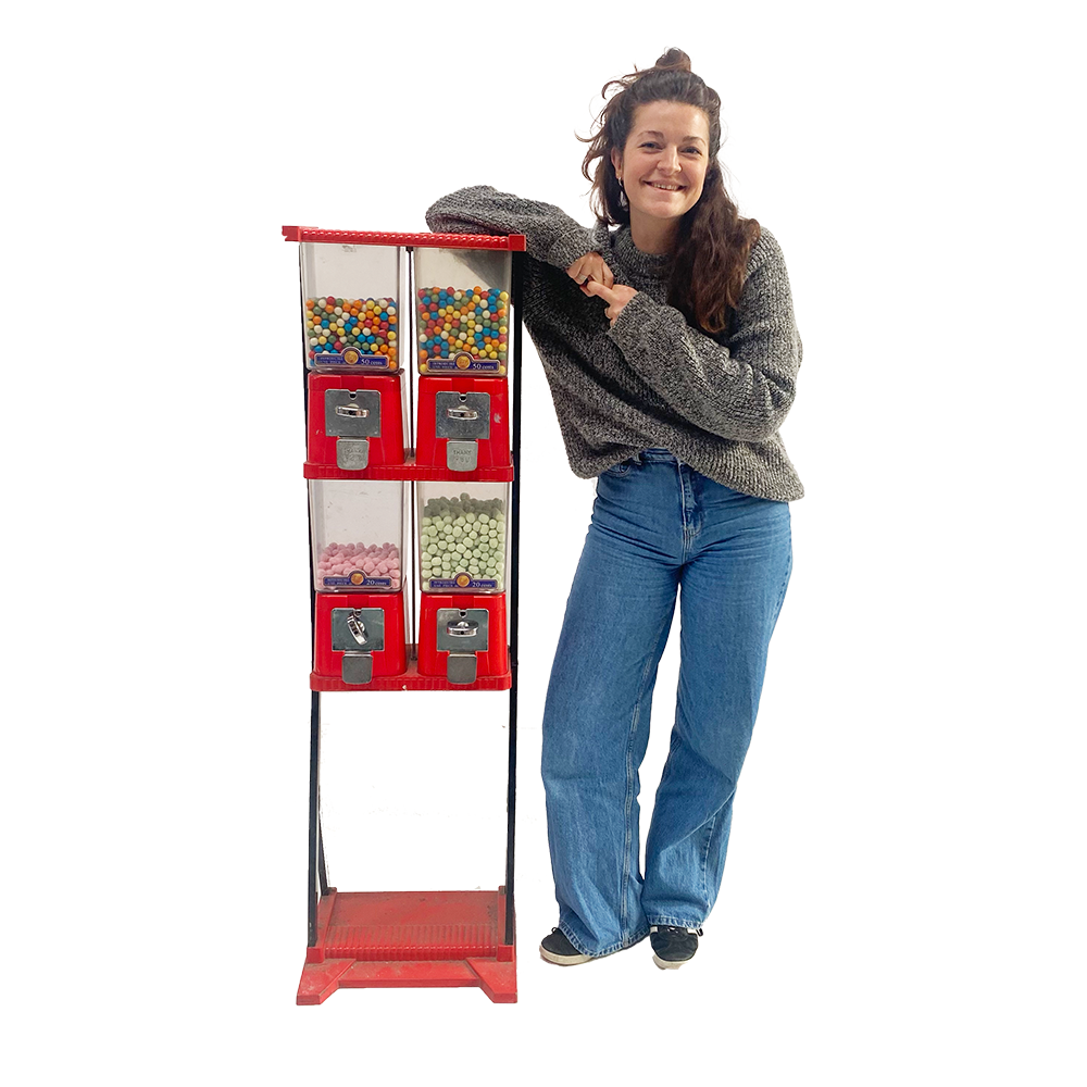 Machine à bonbons vintage - 138cm