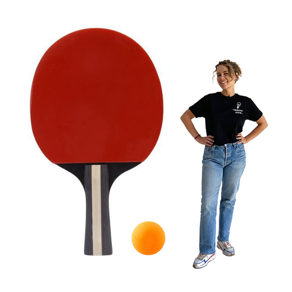 Raquette de tennis de table et balle - 210cm