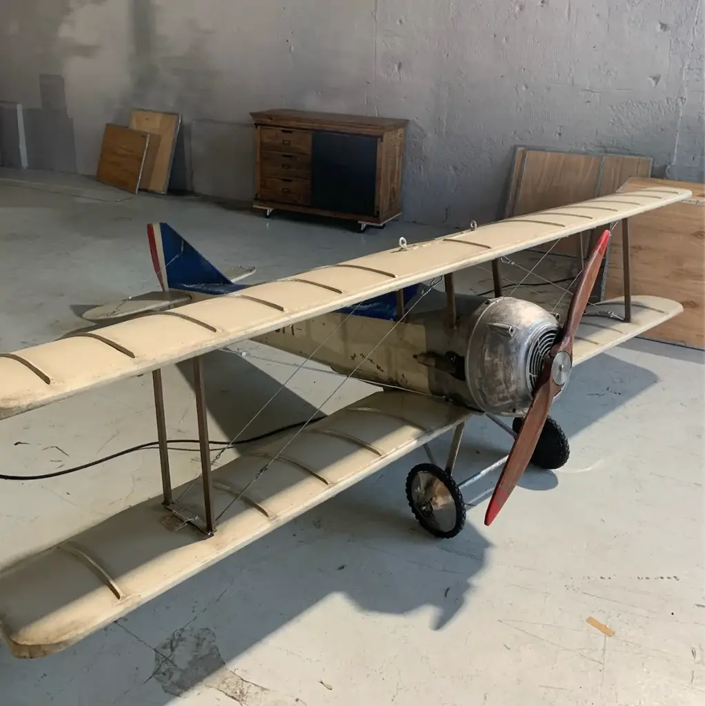 Avion biplan ancien - 270cm