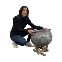 Chaudron sur feu de bois - 50cm