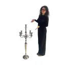 Chandelier argent - 110cm