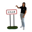 Panneau d'entrée de ville personnalisable