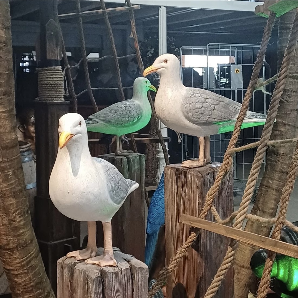Mouette sur poteau - 150cm