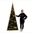 Sapin vert 2D lumineux - 220cm