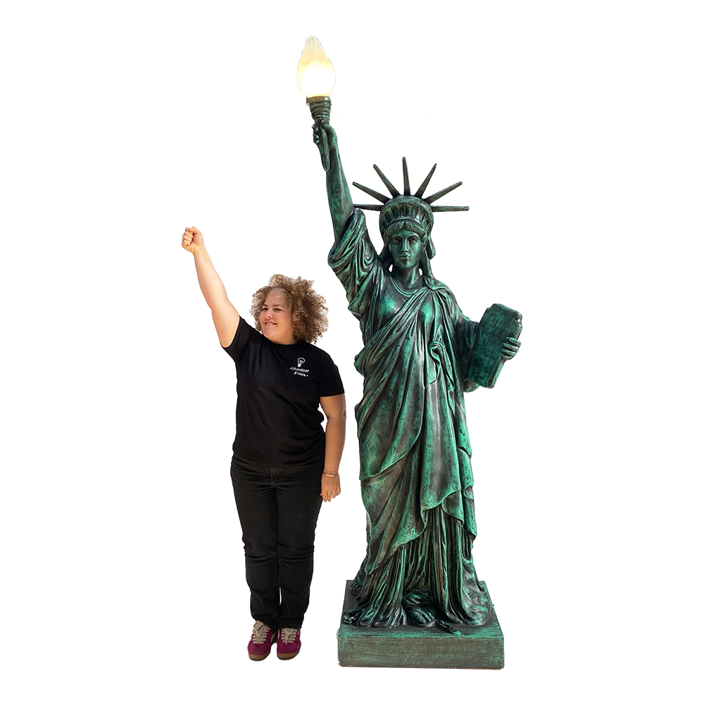 Statue de la Liberté lumineuse - 235cm