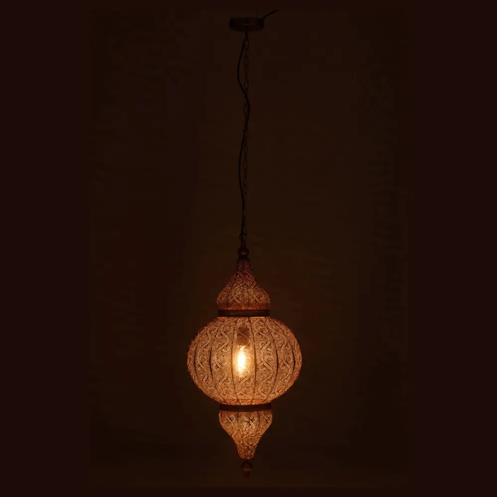 Suspension orientale dorée - 65cm