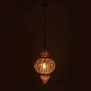 Suspension orientale dorée - 65cm