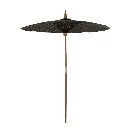 Parasol asiatique noir - 260cm