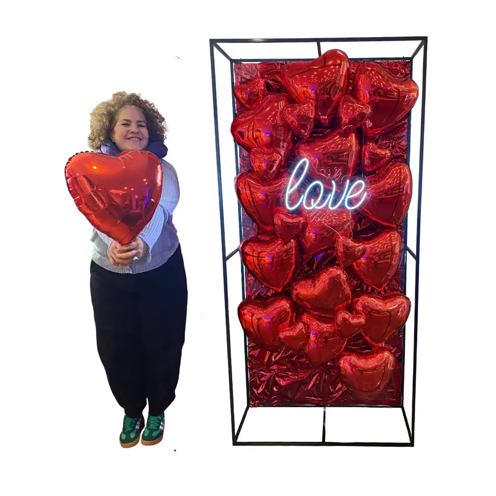 "Love box" lumineuse - 210cm (personnalisable)