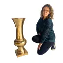 Vase doré - 80cm