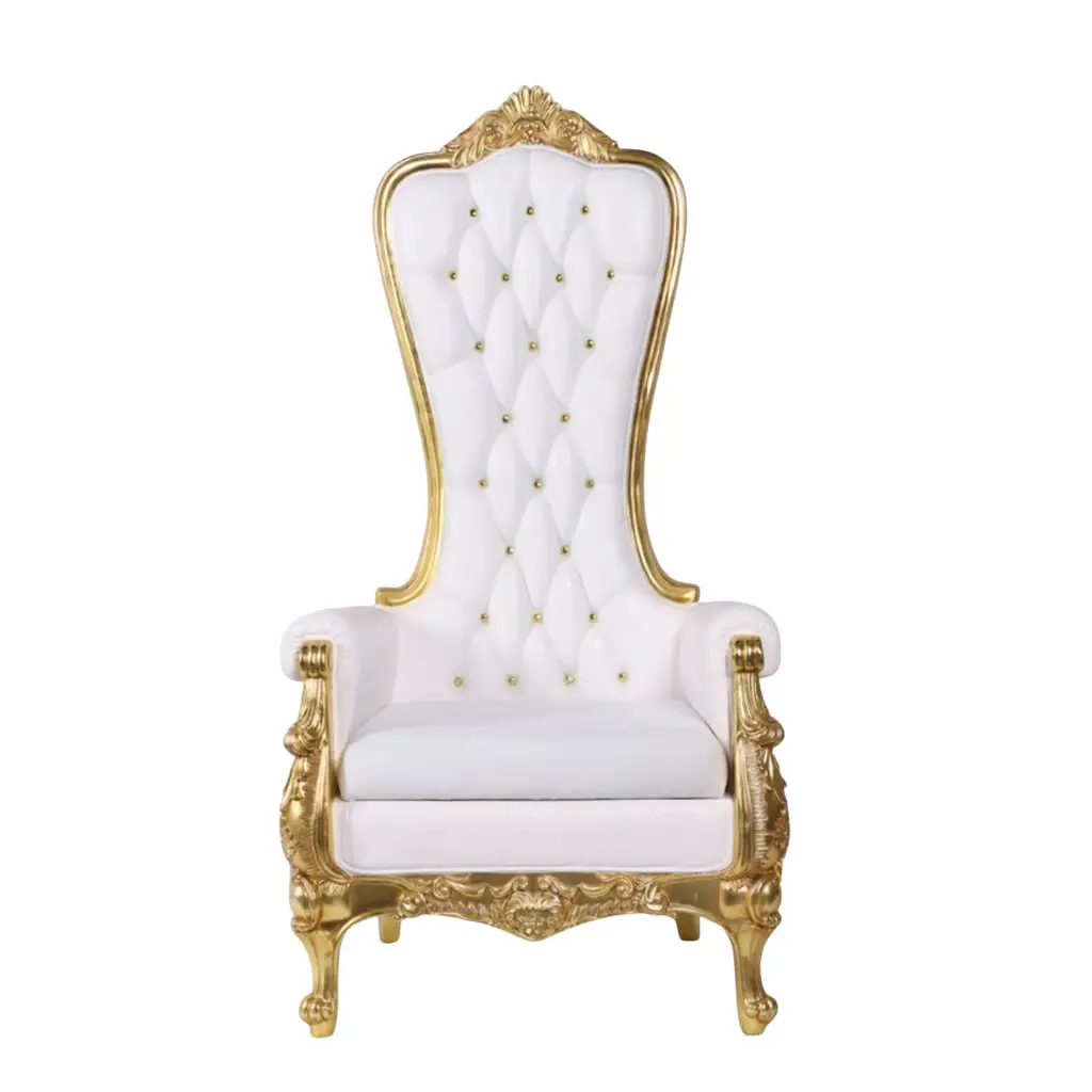 Trône de Noël blanc - 178cm
