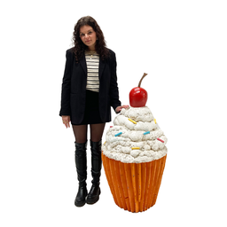[locbon4] Cupcake blanc - 115cm