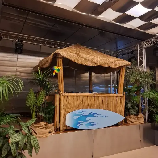 [locpla1] Cabane en bambou - 260cm