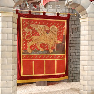 [locven14] Bannière blason vénitien - 197cm