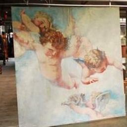 [locpar27] Peinture Anges 1- 76cm