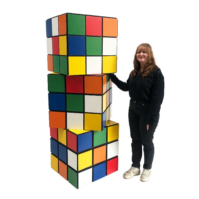 totem rubik's cube géant - Libdeco de Libérateur d'idées, Location