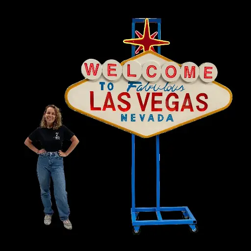 [loccas17] Panneau "Welcome to fabulous Las Vegas" - 290cm
