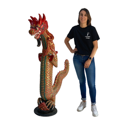 [locasi35] Statue dragon 160cm