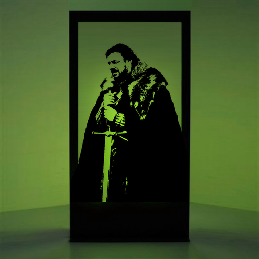 [locstv13] Panneau lumineux Eddard Stark (Game of Thrones)- 200cm