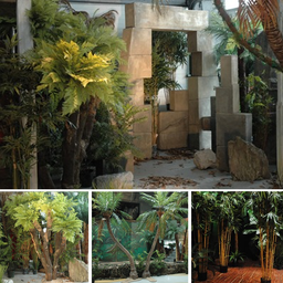 [locjun43] Ilot de décoration ruines jungle
