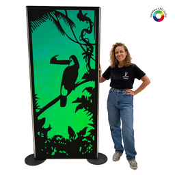 [locjun41] Panneau lumineux Oiseau de la Jungle 200cm