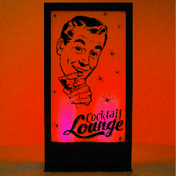[locame61] Panneau lumineux Cocktail Lounge - 200cm