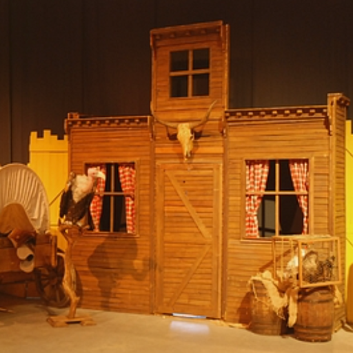 [locfar30] Façade de saloon de western - 250 cm