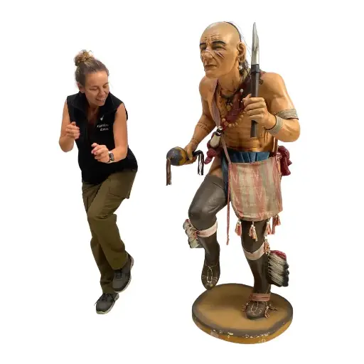 [locfar58] Statue d'indien danseur - 173cm