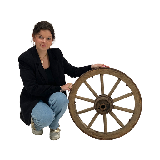 [locfar110] Roue de Chariot - de 60 à 80cm