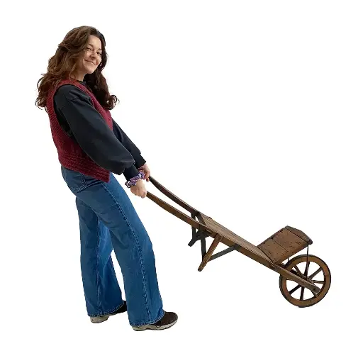 [locfar123] Brouette en bois - 130cm
