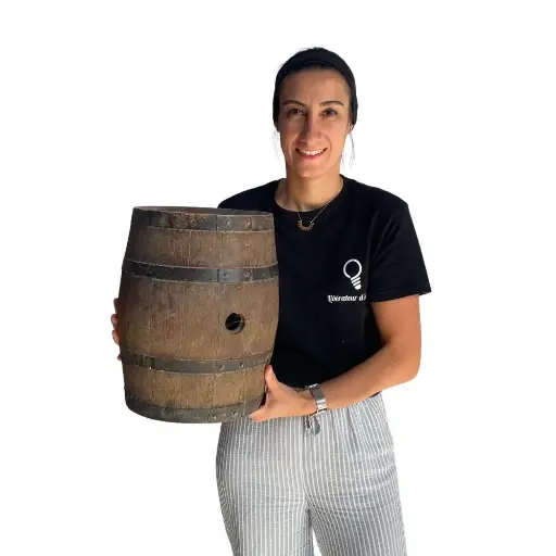 [locfar127] Mini tonneau à vin bois - 30cm