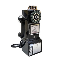 [locexp34] Mini cabine téléphonique vintage